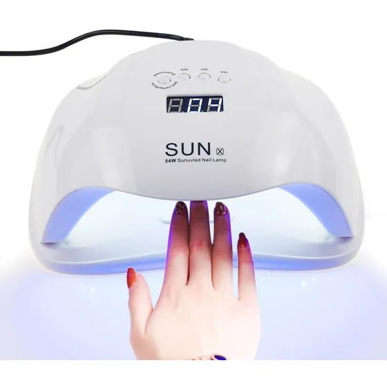 Lampara Led Uv Sun X 54w Esmalte Permanente Uñas Color Blanco
