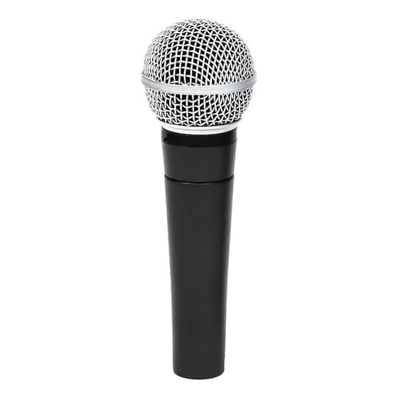 Micrófono Vocal Profesional M-58 Dinámico Metalico Color Negro
