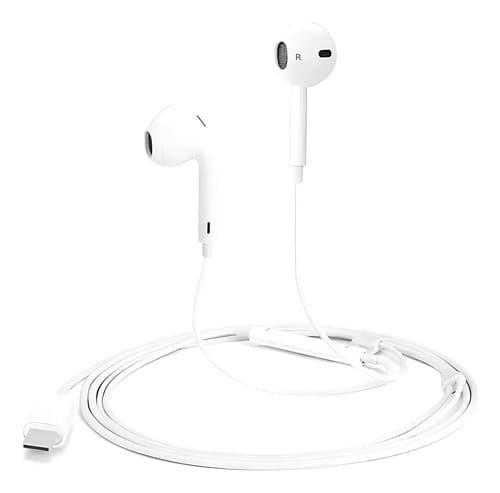Audífonos Vidvie Tipo C Hs665 Manos Libres Blanco