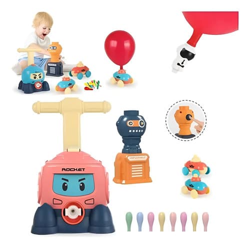 Bombin Lanzador De Autos Con Globos Juguete Para Niños Varios