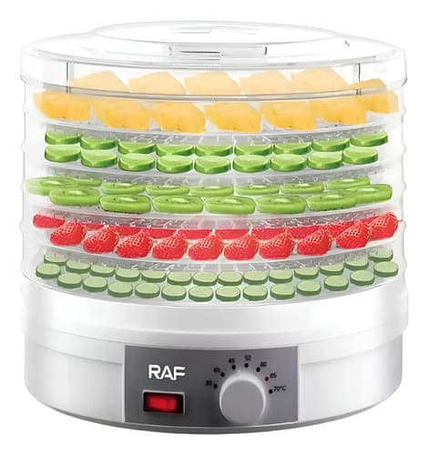 Deshidratador De Alimentos Frutas Y Verduras Automática Blanco