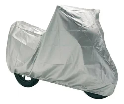 Funda Impermeable Cubierta Para Motocicleta Cubre Moto Gris