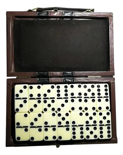 Juego Domino Con Caja Dura Acolchada 28pcs