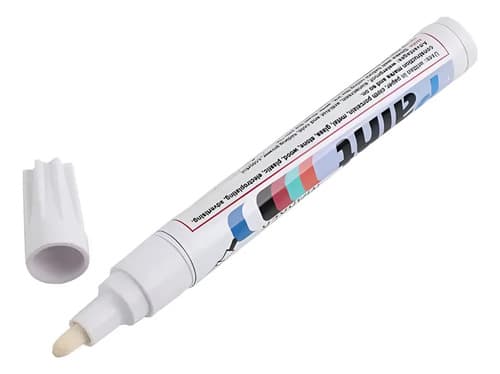 Lapiz Marcador Pinta Neumáticos Blanco Auto Renovador Blanco