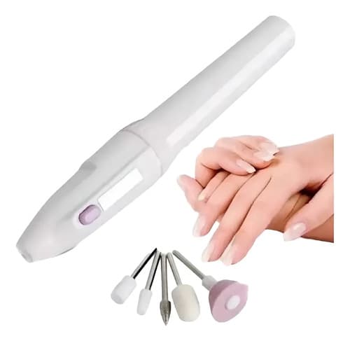 Lima Electrica Exfoliador Manicura Pedicura 5 En 1