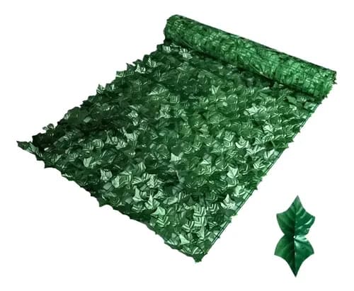 Malla De Hojas Artificiales Enredadera Verde 3m X 1m Decorativa