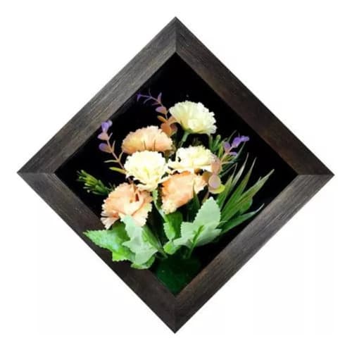 Marcos Decorativos Con Flores Artificiales Para Colgar