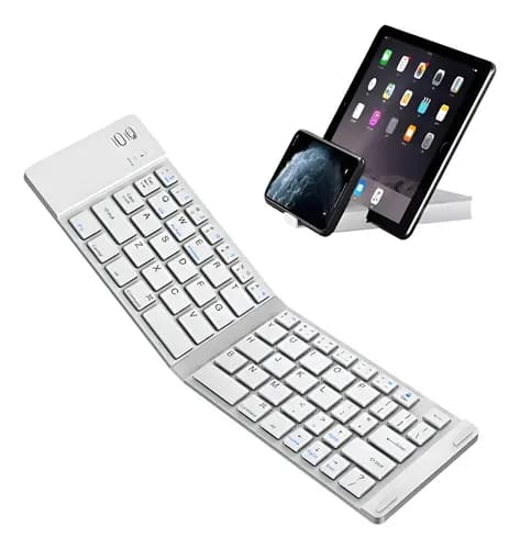 Mini Teclado Inalámbrico Plegable Portátil Con Bluetooth Varios Español Latinoamérica