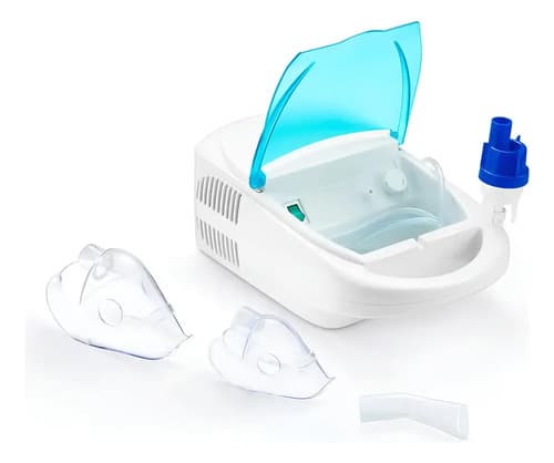 Nebulizador Portátil Inhalador Niños Y Adulto Silencioso Blanco