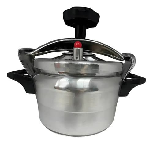Ollas A Presión Aluminio 9litros Cacerola De Uso Domestico Plateado