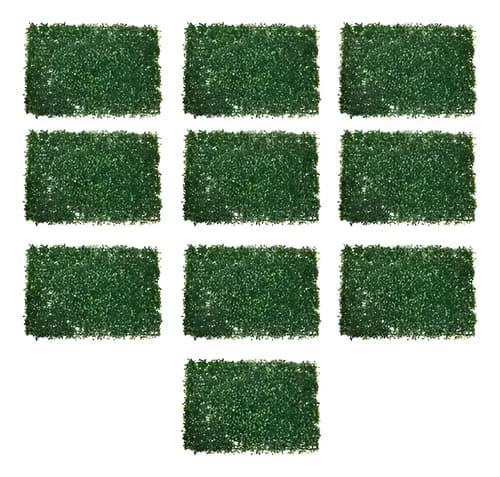 Pack 10 Unidades Pasto Palmeta Estilo Trébol Sintético 60x40 Trebol