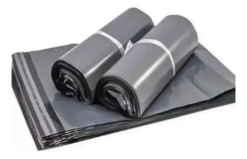 Pack 100 Bolsas Embalar Courier Autoadhesivo Negra 40x55cm