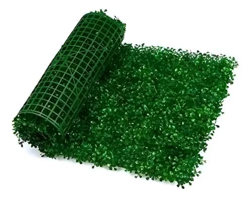 Pack 20 Unidades Pasto Palmeta Estilo Trébol Sintético 60x40 Cuadrada