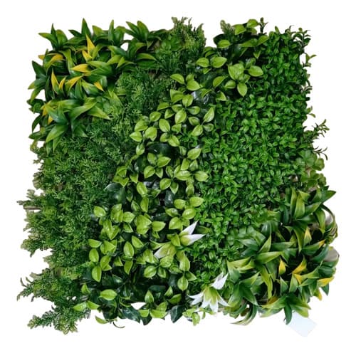 Palmeta Artificial Panel Decorativa 50x50 Verde