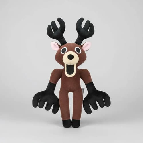 Peluche De Ciervo Elk De 99 Nights De 30cm Kawaii Marrón