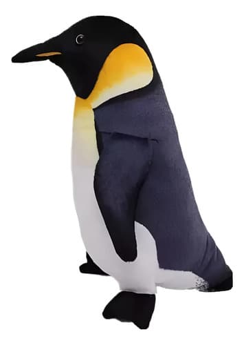 Peluche De Pingüino Realista 45 Cm Animales Kawaii Pingüino