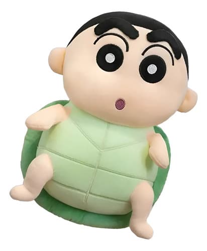 Peluche Shin Chan 40cm Niños Tortuga Kawaii New Adorable Verde