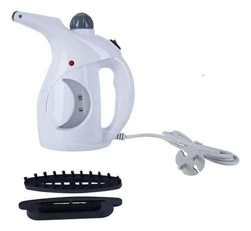 Plancha Vapor Vertical Portatil Ropa Prenda Hogar 4 En 1 Blanco
