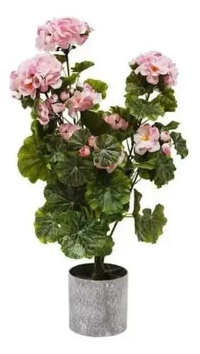 Planta Flores Rosas Artificial Decorativa Cyclamen 45 Cm Varios