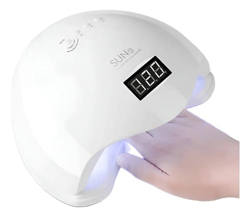 Secador De Uñas Lampara Led Uñas Sun 5 Esmalte Permanente Blanco