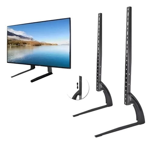Soporte Base Tv Sobre Mesa Universal De 36 A 75 Negro