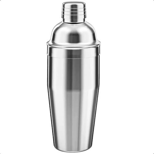 Vaso Coctelera Profesional Acero Inoxidable 500ml Plateado
